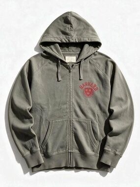 Harvard Gray Zip-Up Hoodie NWT